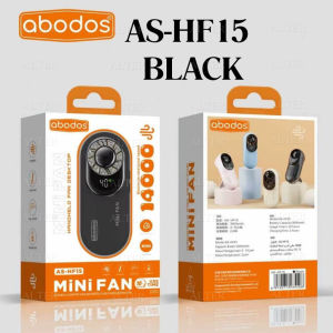 【ABODOS】AS-HF15 Mini Handheld Fan Portable Desktop Personal Small Fan 14000 RPM Powerful Airflow 3000mAh Rechargeable Digital Display