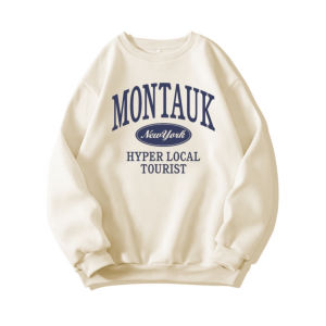 Sweater Crewneck Wanita Oversize Premium Artikel Montauk