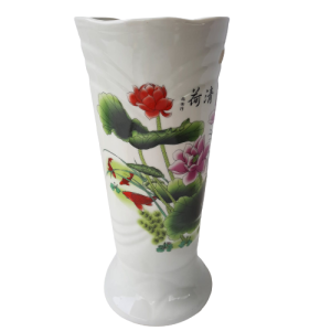 Lotus Flower and Fish Design Pot