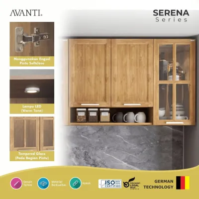 SERENA KITCHEN SET / Kitchen Set 2 Pintu 3 Pintu / Kitchen Set Serena Series / Kitchen Set / DROP ONLY