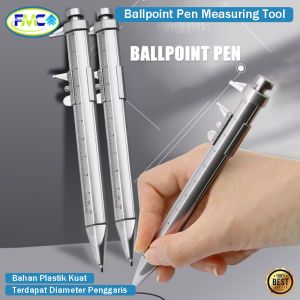 Pen Ukur Sigmat Penggaris 2in1 Ballpoint Multifungsi Measuring Tool Scale Ruler Murah Pulpen Ukura