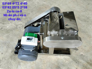 Máy thái bì chạy điện không cần lạng sợi 1ly rãnh sâu 32ly chất liệu 100% inox