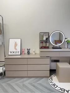 Dressing Table Luxury Embedded Dressing Table Storage Cabinet Integrated With Multifunctional escopic Design