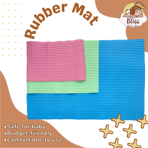 Air-filled Rubber Mat for Baby | Cotsheet | Changing Pad for Newborn Baby | Bliss Baby Stuff