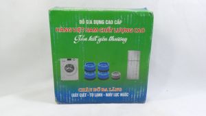 Set 4 đế đệm cao su kê chân chống rung đa năng cho máy giặt tủ lạnh bộ 4 miếng đệm lót chân chống rung chống trượt đa năng