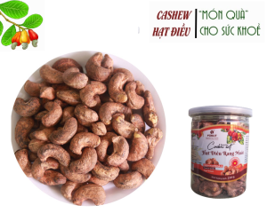 [GIÁ TỐT HCM] Hạt Điều lụa rang muối Bình Phước TH FONUT (250gram  500gram) giòn ngọt béo không bị hôi dầu