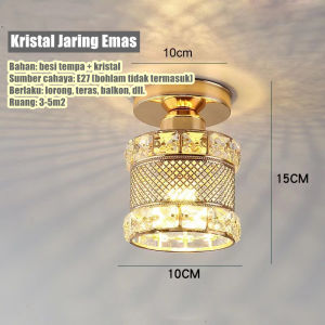 Lampu Gantung/LAMPU HIAS PLAFON/LAMPU LANGIT LANGIT Lampu Plafon kristal Ceiling Minimalis Kaca 6001 Lampu kristal plafon rumah modern