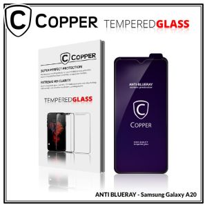 Samsung A20 - COPPER Tempered Glass ANTI-BLUERAY (Full Glue)