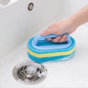 Bathroom Cleaning With Handle Brush Cleaning Brush Floor Brush Bathroom Brush Bathtub Tile Brush