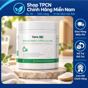 Canxi Pháp Thiên Sư 250g - Canxi Tiens Nutrient Super Calcium Powder Chính Hãng 250g