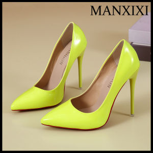 MANXIXI Thời Trang Phụ Nữ Cao Gót 4.72 Inches Đẹp Đầy Màu Sắc Dép (Kích Thước 35-45)