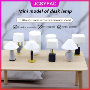 JCSYFAC 1 Piece trẻ em bé món quà đồ chơi 1:20 Dollhouse mini đồ nội thất thu nhỏ bàn đèn Mô hình nhà búp bê DIY phụ kiện