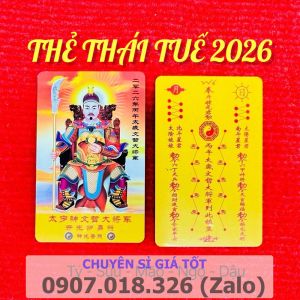 {CÓ HƯỚNG DẪN KÈM} BỘ CÚNG GIẢI THÁI TUẾ NĂM 2026 dành cho các tuổi TÝ SỮU MÃO NGỌ DẬU