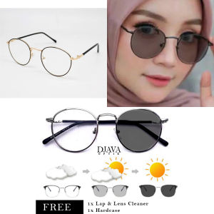 FRAME KACAMATA TITANIUM + FREE LENSA MINUS ANTIRADIASI KACAMATA BACA / CYL 9765