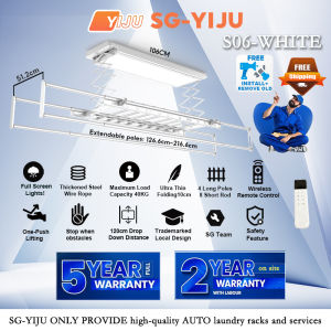 FREE INSTALLATION Automated Laundry Rack Smart Laundry System Ceiling Clothes Drying Rack 5 Years Warranty