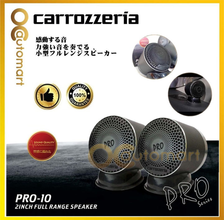 Carrozzeria PRO Series PRO-10 Inch Side Bass Full Range