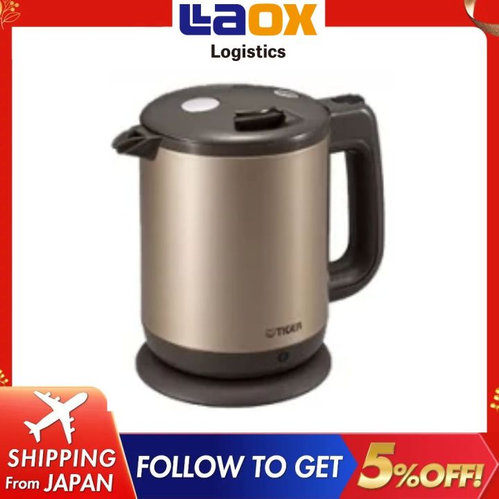 Tiger Electric kettle 1 Liter PCD A10W NEZ Champagne Gold Overseas Model 220v Shipping From
