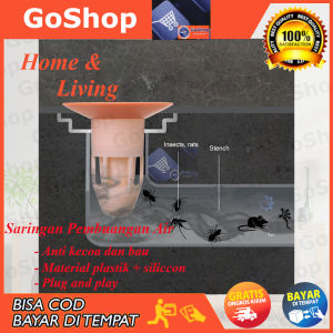 Penyaring Buangan Air Kamar Mandi Anti Kecoa Penyaring Kotoran Wastafel Anti Bau