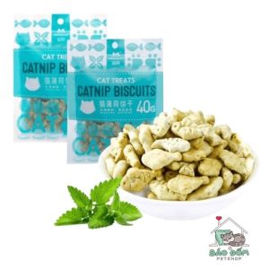 Bánh Quy Cỏ Mèo Catnip Biscuits - MatchWell - Giúp Tiêu Búi Lông