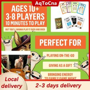 [COD] AqToCna Ship within 24 hours Coyote Game Coyote Party Card Game Meet The Action-Packed Card Game Full Of High Fives And Havoc Funny Action Card Games