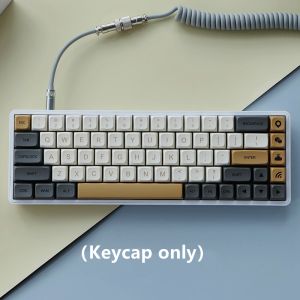 【Keycap Only】125 Keys Shimmering Keycaps PBT Sublimation XDA Profile Key Caps For Cherry MX Switch DIY Customized mechanical keyboard RK CIY VGN IKBC AULA/RK ROYAL KLUDGE/Logitech/GOOJODOQ