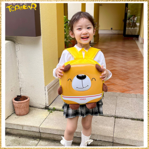 Balo cho bé trai bé gái đi mẫu giáo từ 2-5 tuổi hoạt hình dễ thương siêu nhẹ Topbear TB131