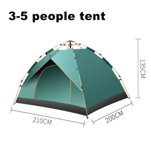 Waterproof Automatic 4-5/6-7/ Person Tent Outdoor Waterproof Camping Two Doors Double Layer Tent for Camping Waterproof 4 to 5 Person Tent Outdoor Waterproof Camping Instant Sunscreen Waterproof Tent For Camping Waterproof Outdoor Camping Tent