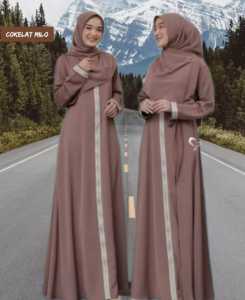 GAMIS JAMIYAH ARABIANMODEL ABAYA JUMBO LD 125 WOLPEACH PREMIUM 2024