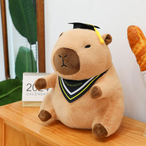 RA 11111 Court academician Capybara Graduation Gifts for girl plush doll Baby Soothing Toys Home Decor Stuffed Toys AR
