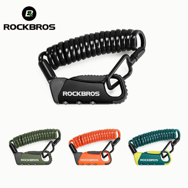 Rockbros Xe Đạp Mini Khóa 3 tổ hợp số Mật Khẩu Khóa dây cáp Xách Tay ...