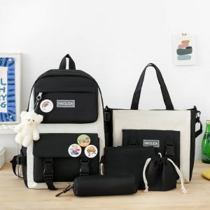 Tas Ransel Anak 4IN1 Anti Air Tas skolah Tas Ransel Korea Tas Murah Backpack Wanita Tas Ransel Sekolah Tas Punggung Wanita MMI8031