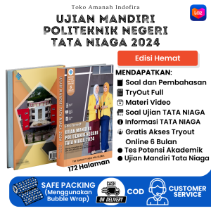 Buku Terbaru UJIAN MANDIRI POLITEKNIK NEGERI TATA NIAGA (Edisi Hemat + Gratis Akses Online) Sesuai Dengan Kisi-kisi Terbaru POLITEKNIK TATA NIAGA