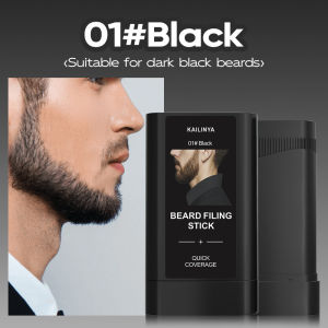 Men Hair Color Brush Root Touch Up Hairline Filler Waterproof Hair Color Comb Natural Beard Color Applicator Sweatproof Dye Brush for Home Travel Use