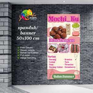 Cetak Spanduk Banner Mochi