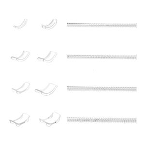 Clear Ring Size Adjuster Resizer Loose Rings Reducer Ring Sizer Guard Tightener Resizing Spiral Silicone Tightener Tool