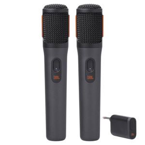 【จัดส่งเร็ว】JBL ไมโครโฟอนไร้สายแบบชาร์จได้ ไมโครโฟนแบบถือ ใช้งานได้กับลำโพงส่วนใหญ