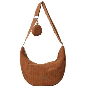 Chic Corduroy Bag Single Shoulder Bags Suitable for Women Great for Office Shopping and Travel