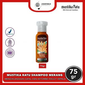 Mustika Ratu Shampoo Merang 175ml/75ml -  Mengurangi Gatal Kepala Karna ketombe