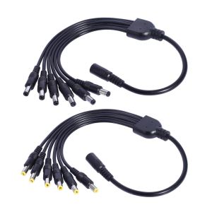 5.5x2.5mm sạc năng lượng mặt trời cáp 6 trong 1 5525 5521 tùy chọn cho nhiều thiết bị cuộc thám hiểm ngoài trời cung cấp điện