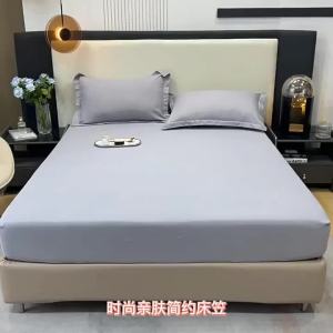 Fitted Sheet Bed Cover Single Piece Mattress Cover Light Luxury Cover Bed Cover Nantong Bedding Factory Four Seasons Style