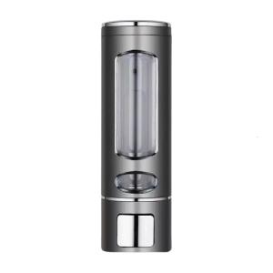 Manual Press Wall Mounted Shampoo Dispenser Plastic Construction Space Efficient Bathroom Storage Solution With Quick Installation