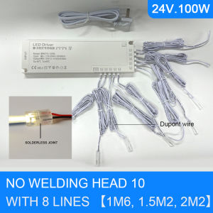 Cabinet lights 24V LED Driver Constant Voltage LED Power Supply Specialized LED Light Controller With EU Plug AC 24V High Brightness Night Bar COB Strip Energy Saving lamp for Home Kitchen Cabinet Wall Decor