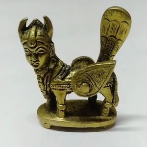 kaamathenu antik brass metal thickness statue (small)