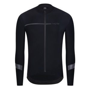 YKYWBIKE Long Sleeved Cycling Jersey Men Autumn Winter Fleece Road Bike Top Suitable10-20 ℃