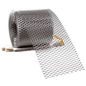 Mesh Gutter Guards Anti-rust Gutter Protection Covers 6m/19.68ft Length Mesh Guards Leaf Protector to Avoid Roof Clogged Downspouts vividly