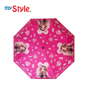 My Style TM 1525B Gold UV Umbrella Size 19" 5 fold for Girls Payung Lipat Manual Anti Sinar UV