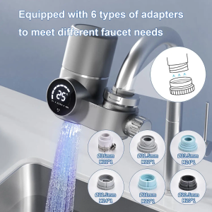 Small Domestic Smart Tap Uv Kitchen Water Purifier Tap Faucet Filter for the Home Tap With Ceramic Filter Cartridge