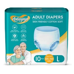 Aoduoyaya Adult Diaper 10 Pcs Soft Comfort Panty Style Adult Diaper Anti-leak & Quickly Absorb Adult Diapers M L XL