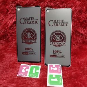 TG Tempered Glass Ceramic Spy Oppo A52 A92 Anti Gores Matte Privacy Anti SPY