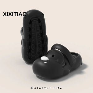 Xixitiao Dép xỏ ngón cho chó con cá tính phong cách Ins Xăng đan đi biển hai chiều dễ thương Giày tổ ong thoải mái ngoài trời Mùa Hè Nữ